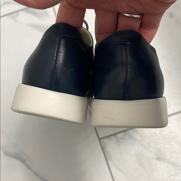 Geox Dark Navy Blue Leather Lace-Up Footwear - Picture 5 of 10